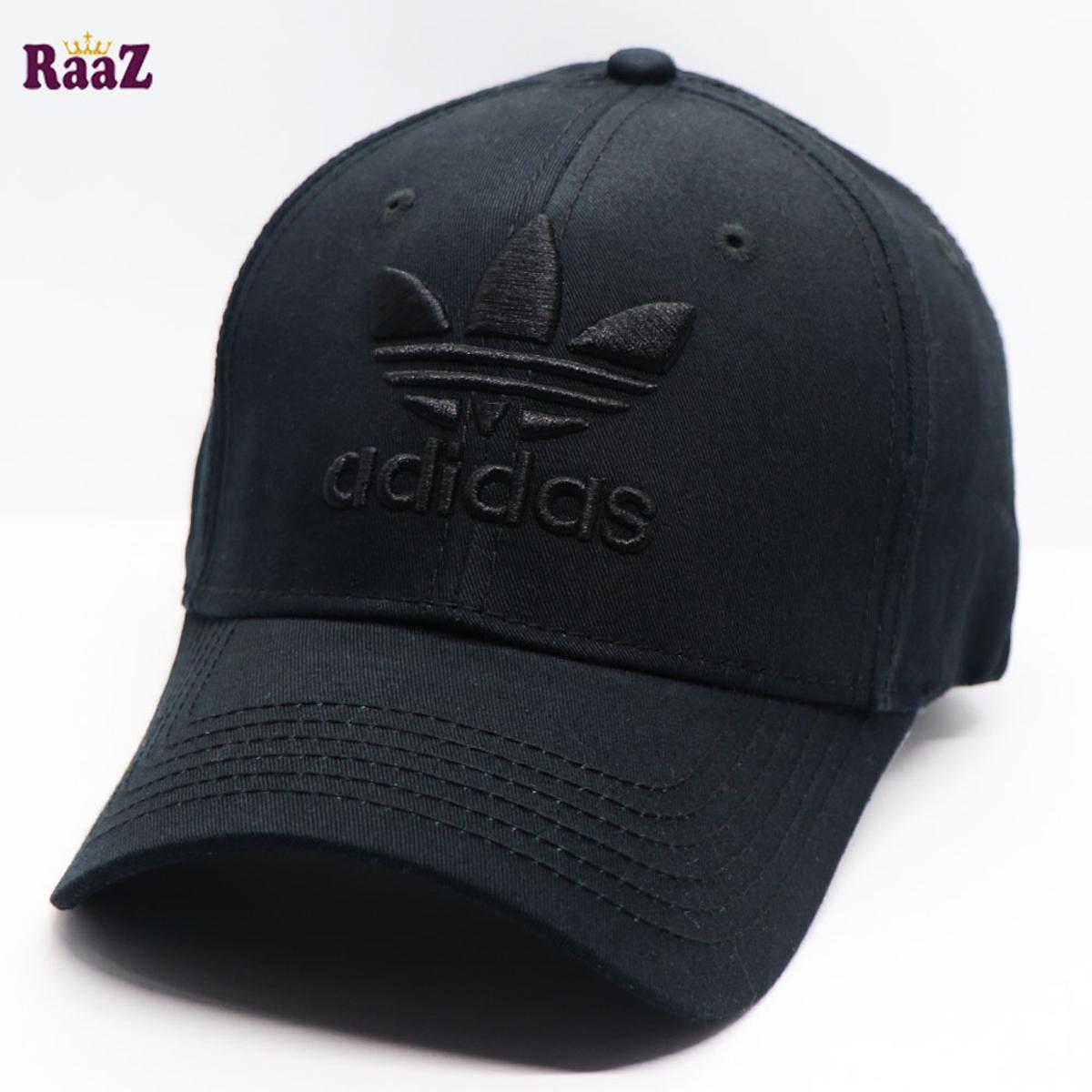 Picture of Full Black Cotton Curved Cap