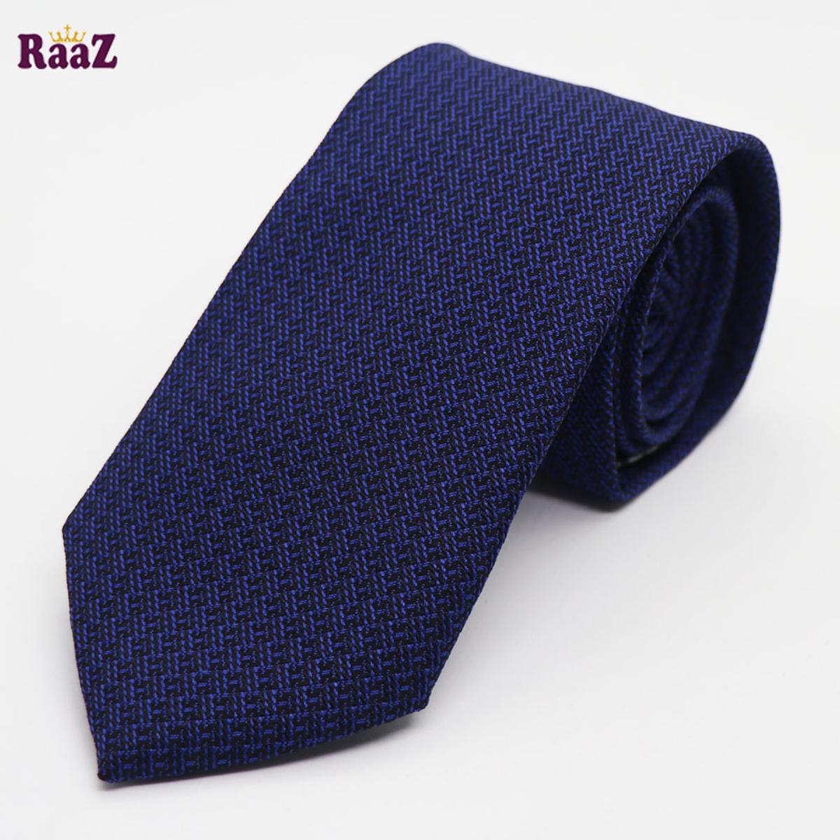 Picture of Raaz Mix Blue Men Premium Cotton Silk Neck Tie