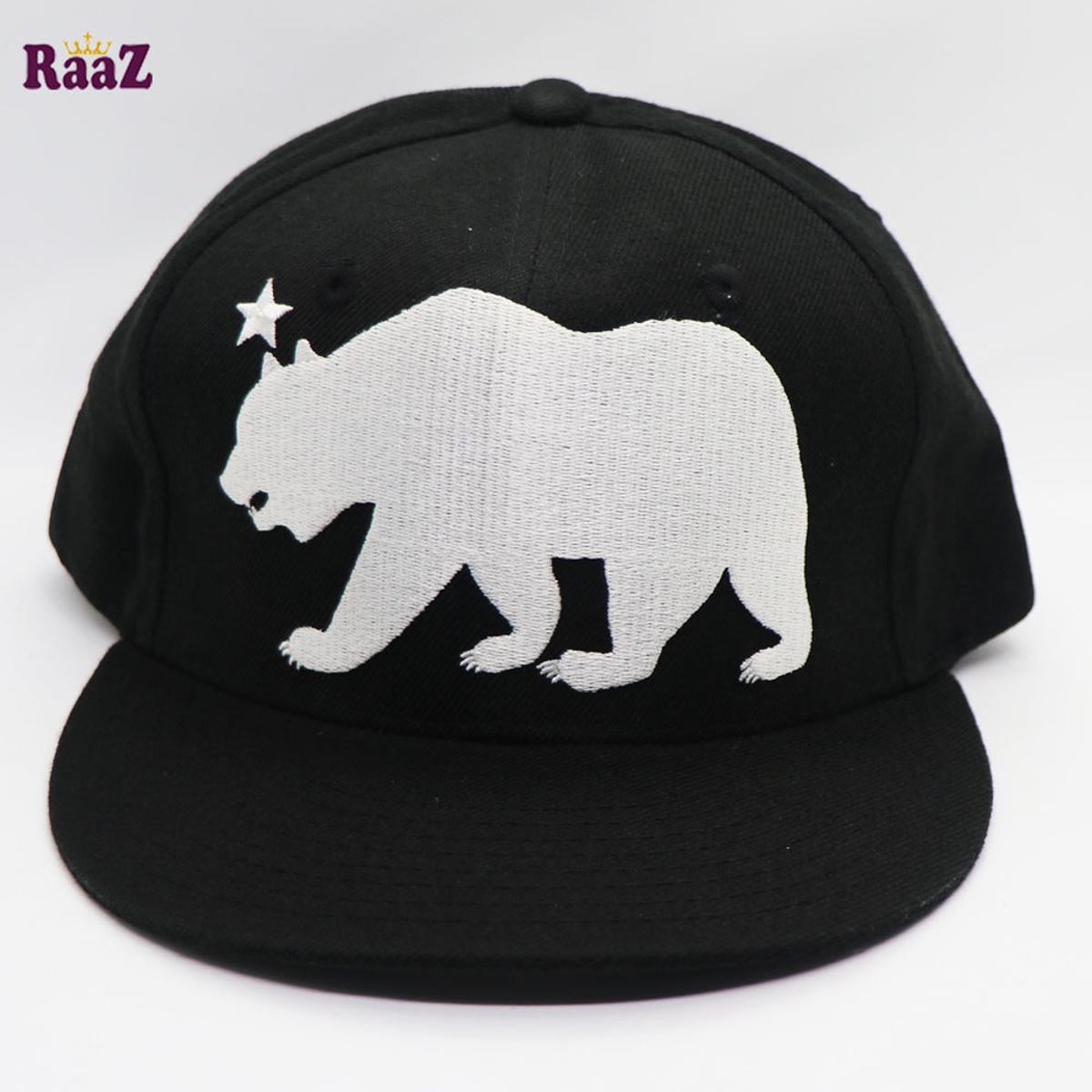 Picture of White Embroidery Logo Black DJ Cap