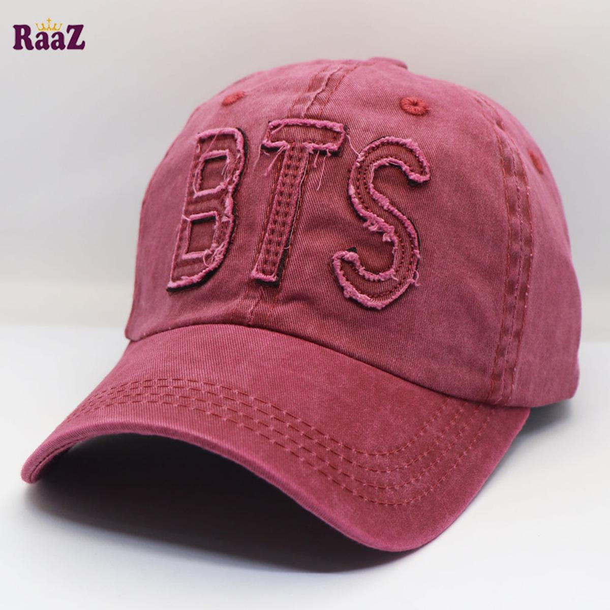 Picture of Raaz BTS Clothing Embroidered Logo Garments Wash Curved Cap