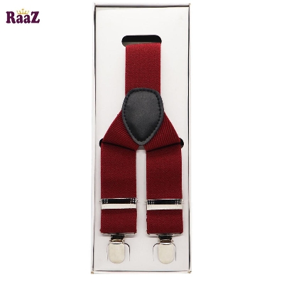 Picture of Maroon Y Shape Suspender For Men