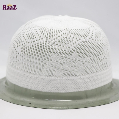 Picture of Full White Turkey Cotton Prayer Tupi-1pc