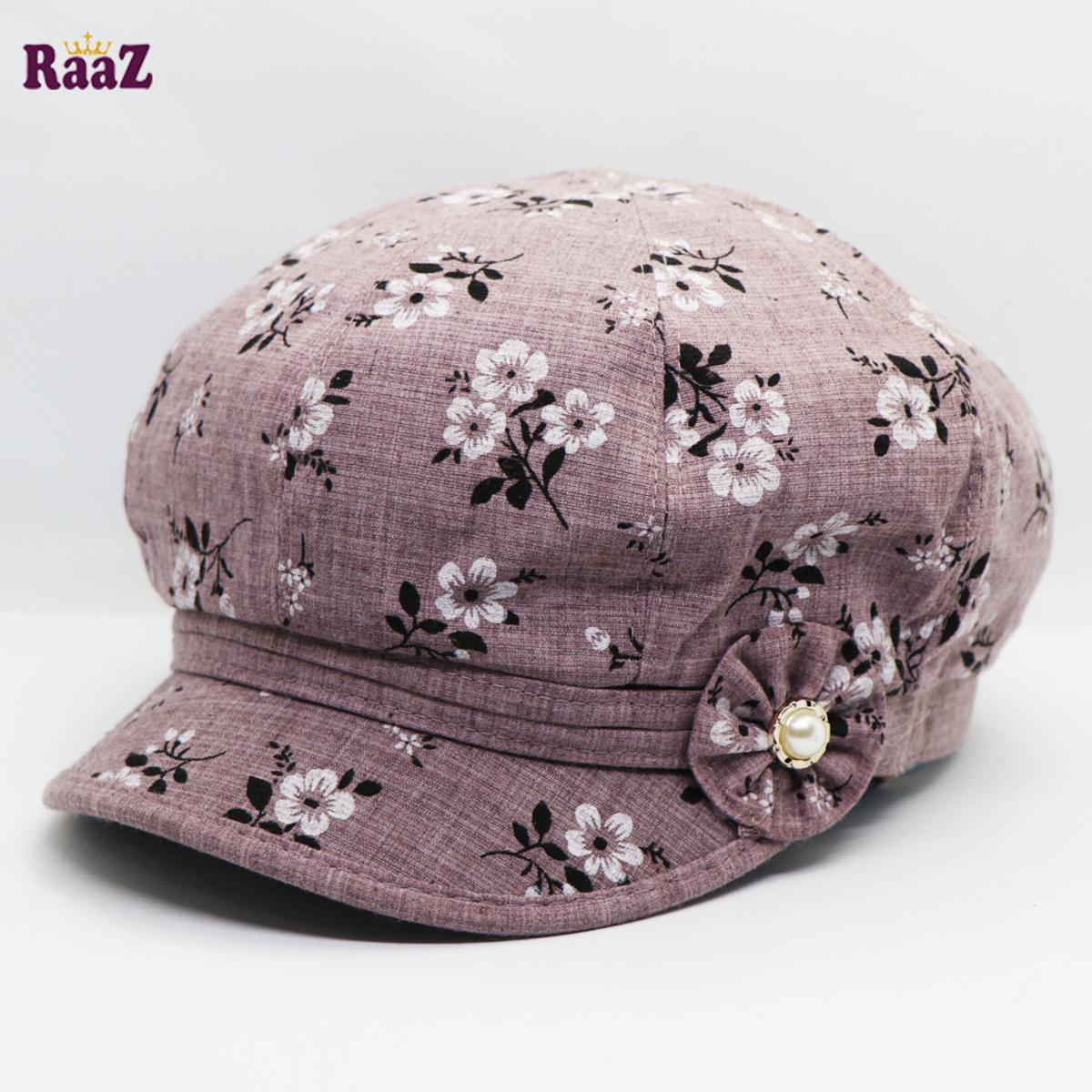 Picture of Artist Vintage Newsboy Cabbie Peaked Beret Cap Warm Baker Women Visor Hat Flat Cap