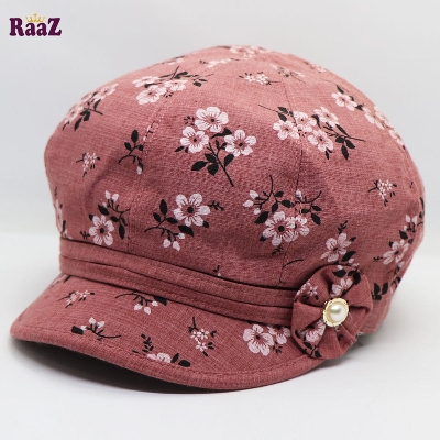 Picture of Artist Vintage Newsboy Cabbie Peaked Beret Cap Warm Baker Women Visor Hat Flat Cap