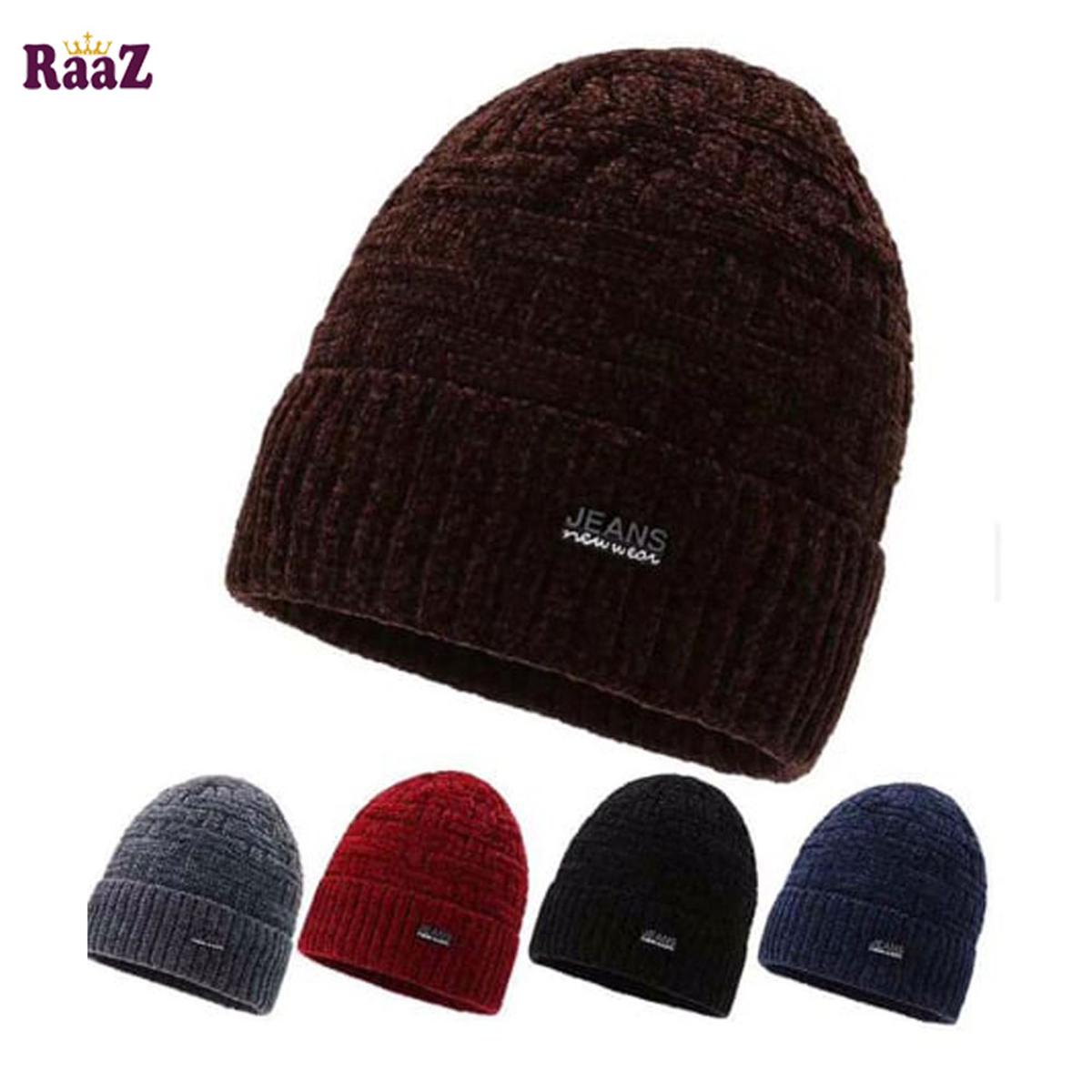 Picture of 1pc China Winter Fashion Warm Hat Mens Knitting Cap Hat Man Beanie Hat Cap Skullies toucas Elastic Beanies Drop Shipping Balaclava