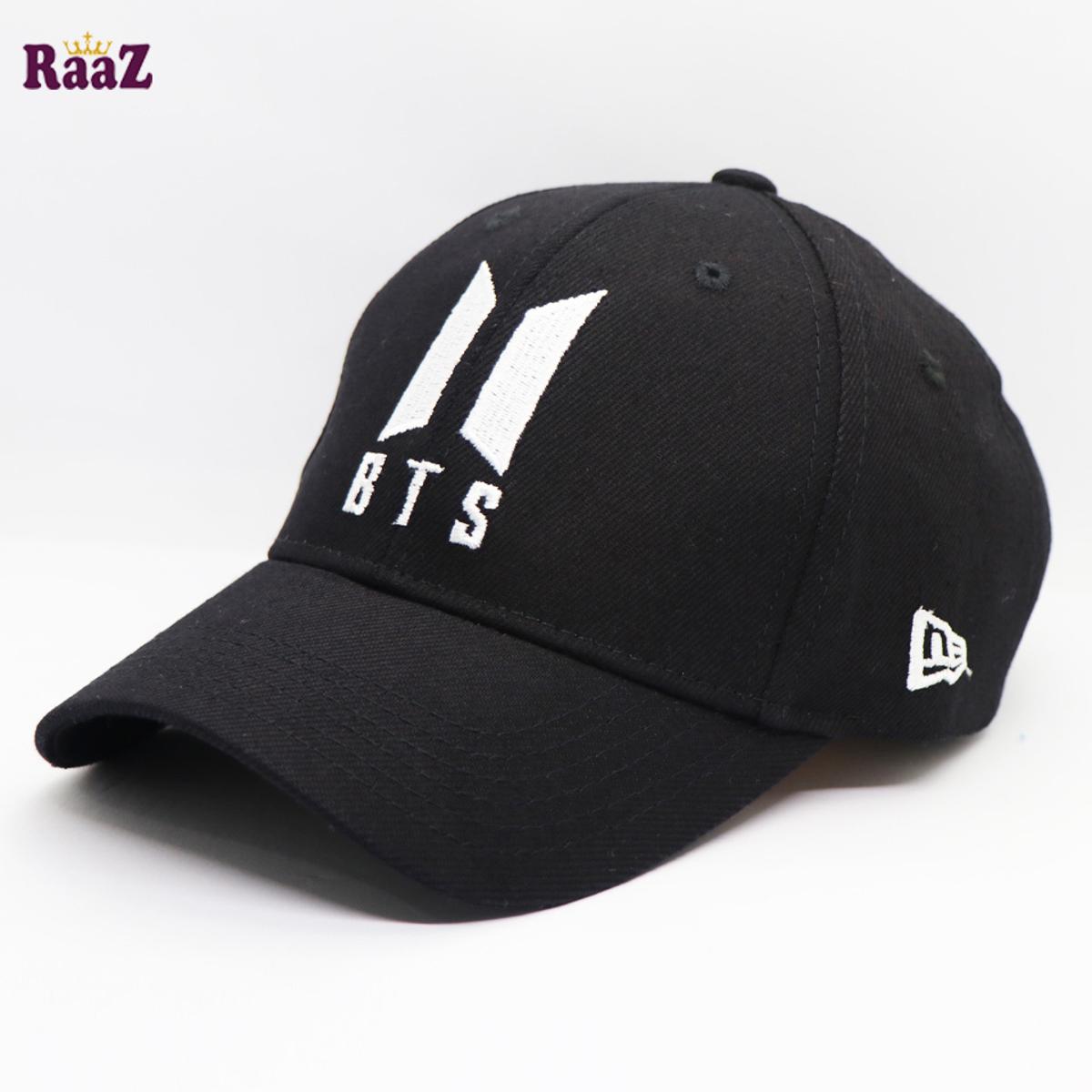 Picture of BTS Embroidery Logo Curved Cap (Black)