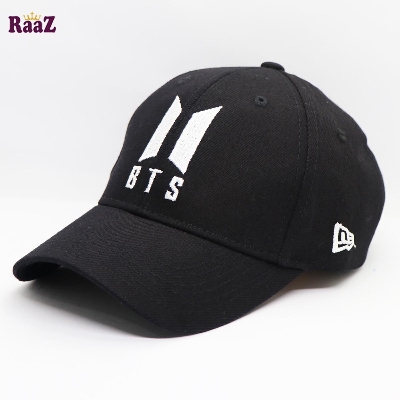 Picture of BTS Embroidery Logo Curved Cap (Black)