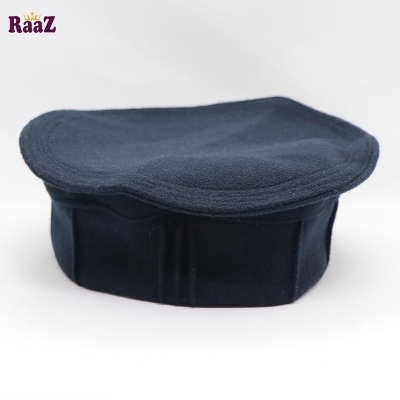 Picture of Navy Blue Wool Winter Stylish Afghani Prayer Tupi