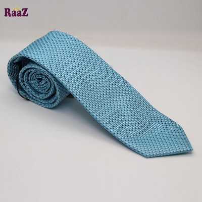 Picture of Aqua Stylish High-Quality Formal Fashion Premium Silk Business Wedding Party Necktie For Men