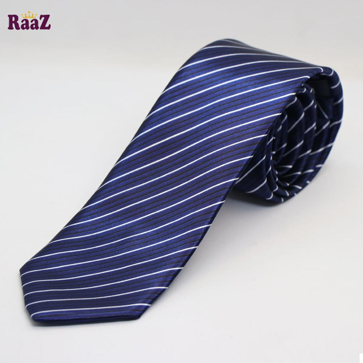 Picture of Navy Blue Stylish High-Quality Formal Fashion Premium Silk Business Wedding Party Necktie For Men