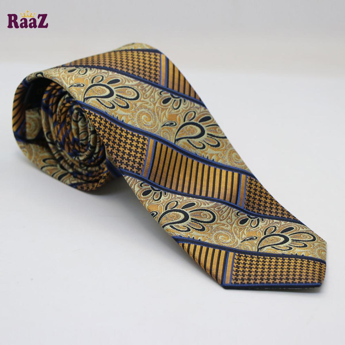Picture of Multi Stylish High-Quality Formal Fashion Premium Silk Business Wedding Party Necktie For Men