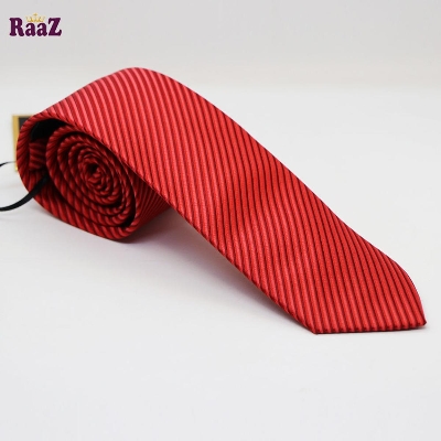 Picture of Red Stylish High-Quality Formal Fashion Premium Silk Business Wedding Party Necktie For Men