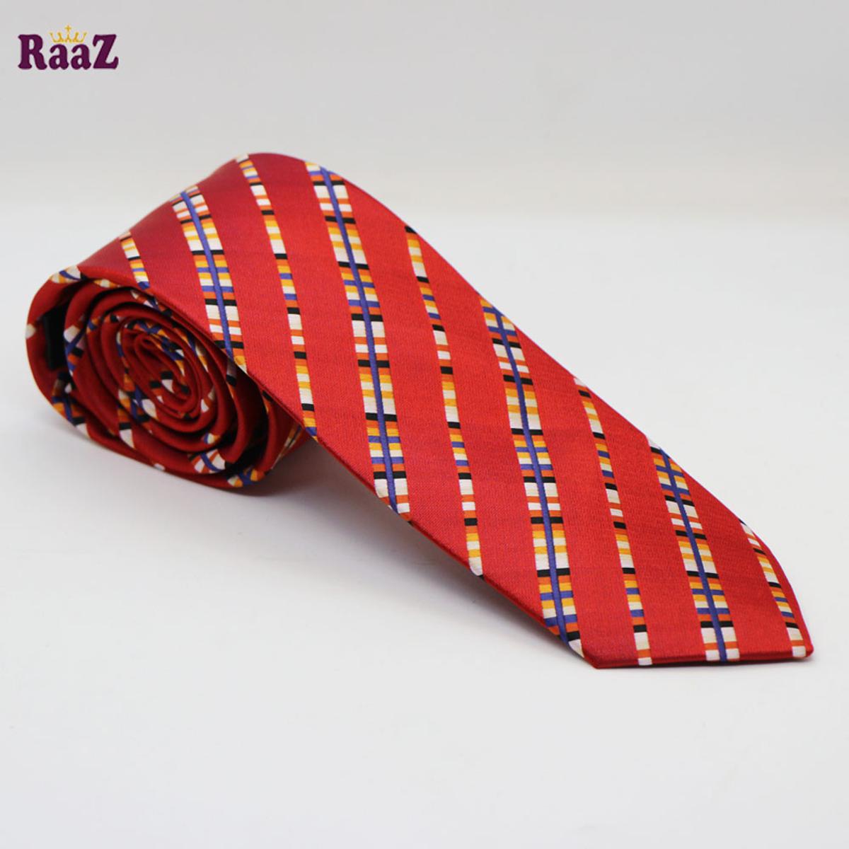 Picture of Multi Stylish High-Quality Formal Fashion Premium Silk Business Wedding Party Necktie For Men