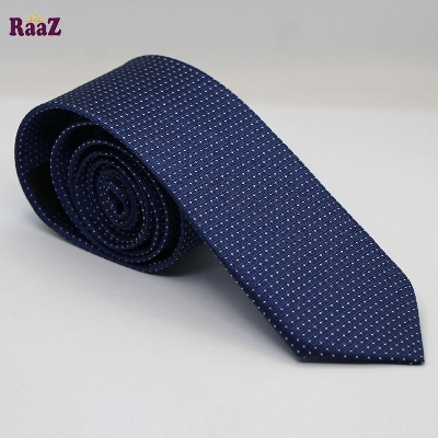 Picture of Navy Blue Stylish High-Quality Formal Fashion Premium Silk Business Wedding Party Necktie For Men