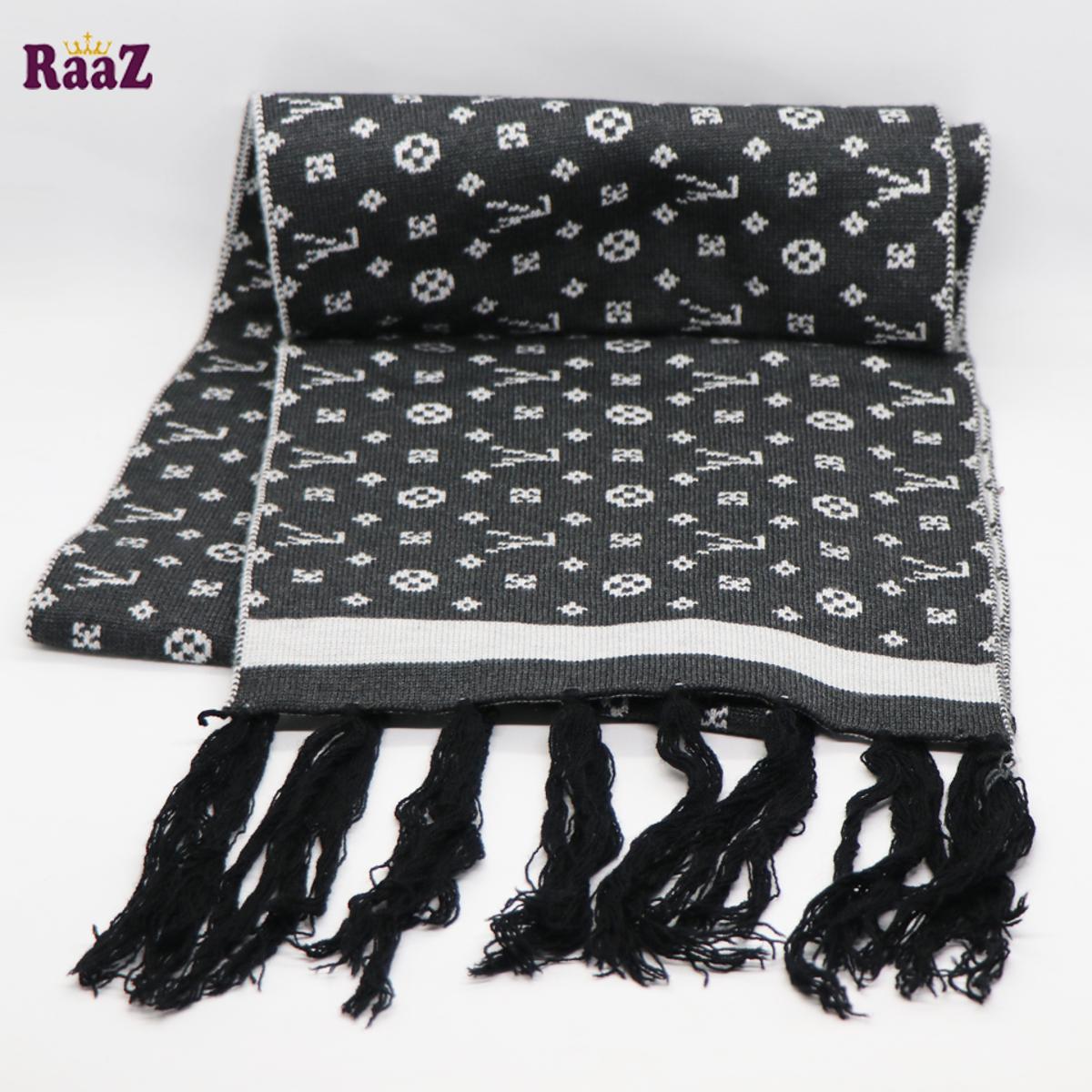 Picture of Grey Woolen Scarf, Soft Muffler Stylish Fashion Scarf For Men And Women