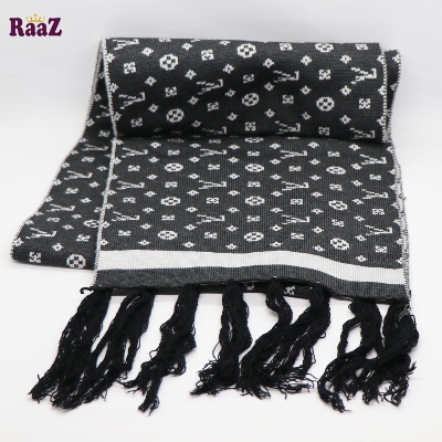 Picture of Grey Woolen Scarf, Soft Muffler Stylish Fashion Scarf For Men And Women