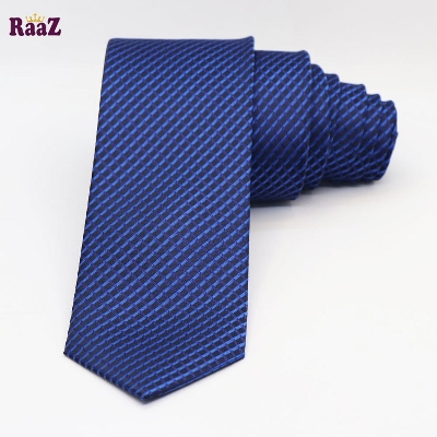 Picture of Navy Blue Shiny Square Men's Tie