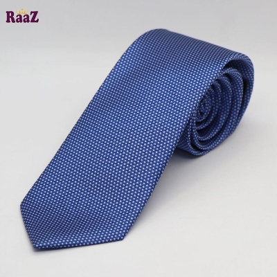 Picture of Blue Silver Shiny Dot Embroidery Men's Tie