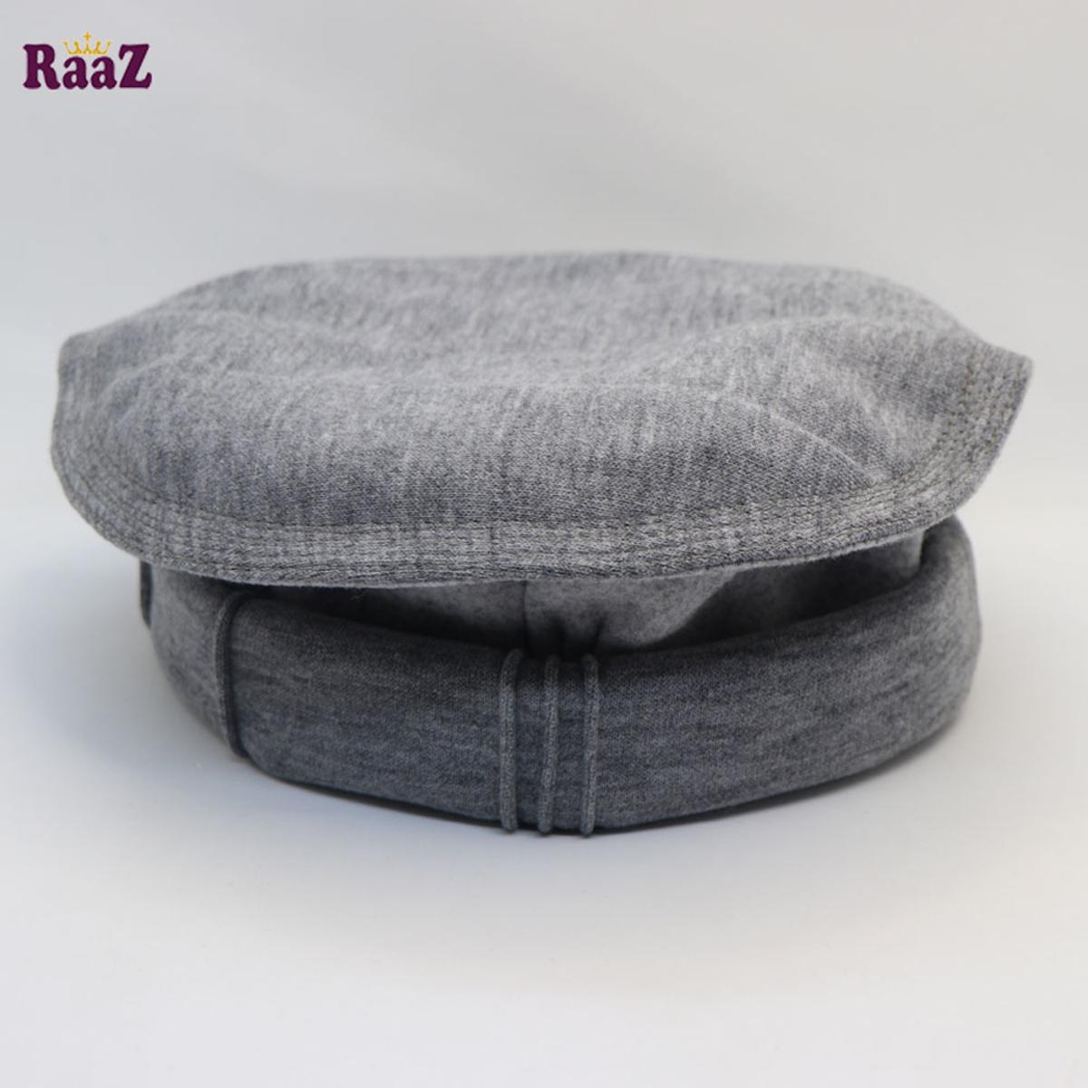 Picture of Grey 2022 New Design Wool Afghani Star Pakol Cap For Men