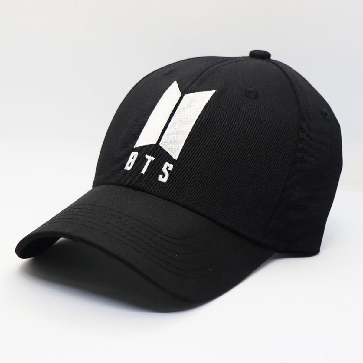 Picture of BTS Embroidery Logo Curved Cap (Black)