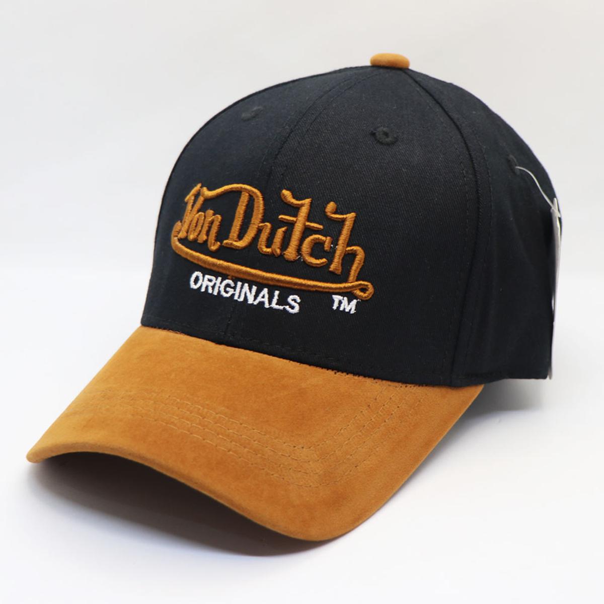 Picture of Black And Brown New Velvet Von Dutch Baseball Cap For Men - Cap