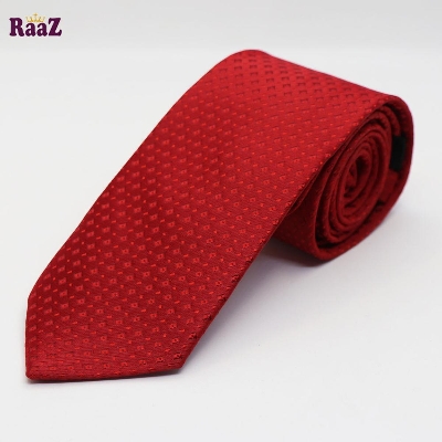 Picture of Maroon Unique Dot Men Neck Tie