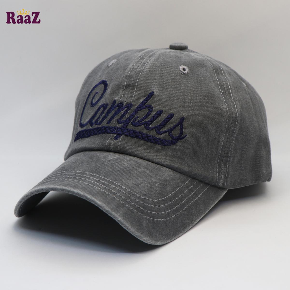 Picture of Ash Campus Embroidery Logo Imported Wash Cap