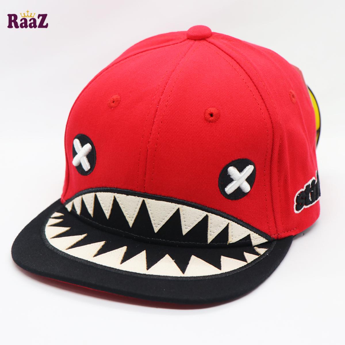 Picture of Kids Black And Red Standard Kids Snapback Cap