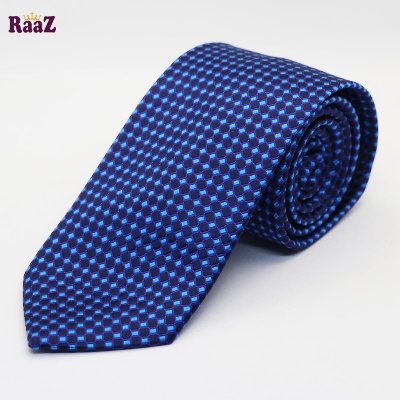 Picture of Navy Blue Red Dot Design Men's Necktie - Softest Premium Tie Material - Suitable For Every Occasion for Men