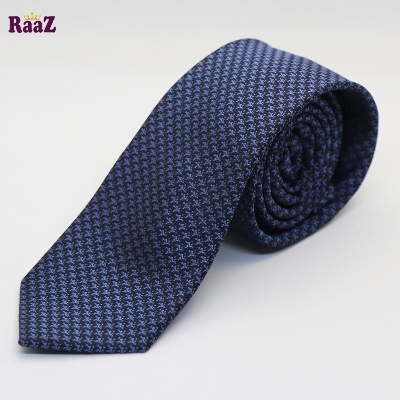 Picture of Navy Blue Flower Dot Embroidery Tie