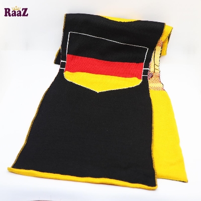 Picture of Germany Flag German Eagle Banner Sign Knitted Logo Fan Scarf Muffler - Maflar For Men