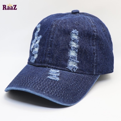 Picture of Navy Blue Export Denim Baseball Cap For Men