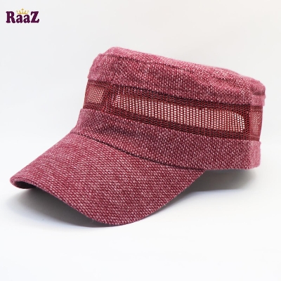 Picture of Maroon Export Quality News Boy Flat Net Cap For Men