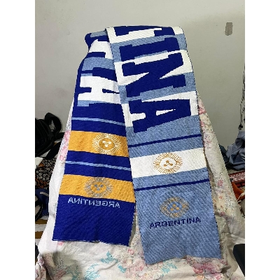 Picture of Argentina Football Knitted Logo Scarf Premium Fan Muffler (Argentina)