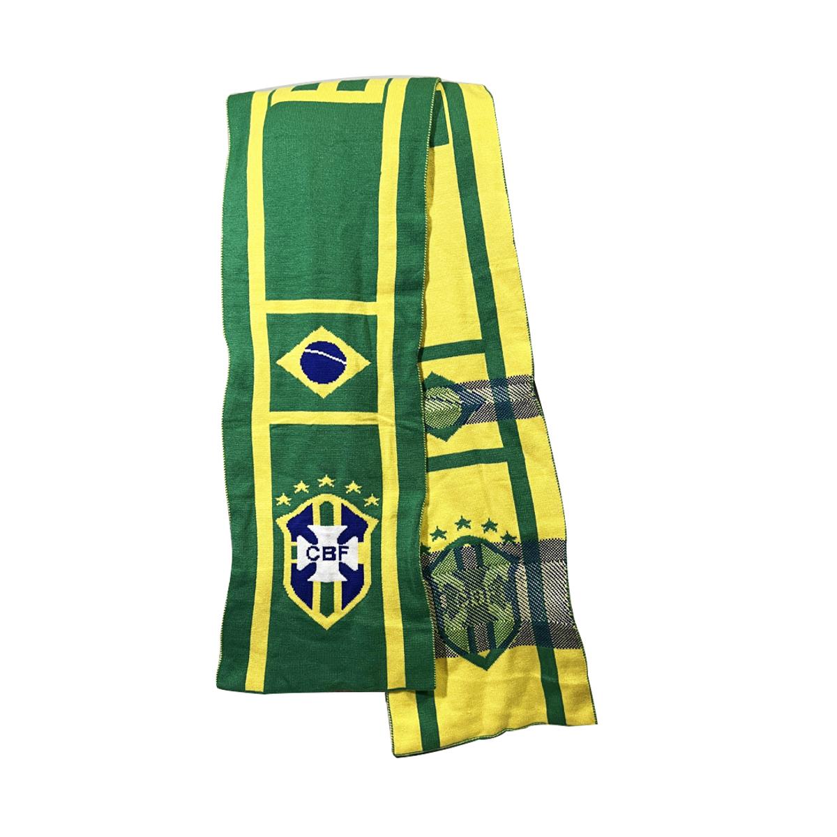 Picture of Brazil National Football Team Scarf Knitted CBF Logo Fan Muffler (Brazil)