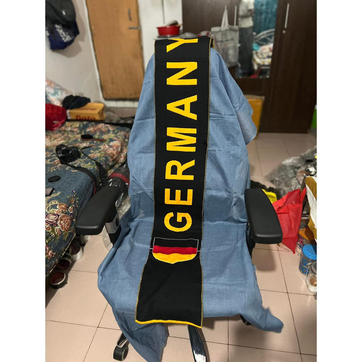 Picture of Germany Flag German Eagle Banner Sign Knitted Logo Fan Scarf Muffler (Germany)