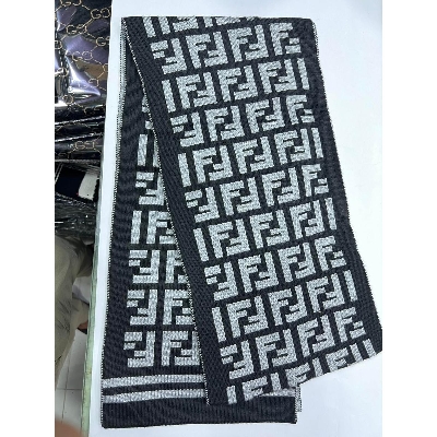 Picture of Black And Grey Winter Woolen Scarf, Soft Muffler Stylish Fashion Scarf For Men And Women