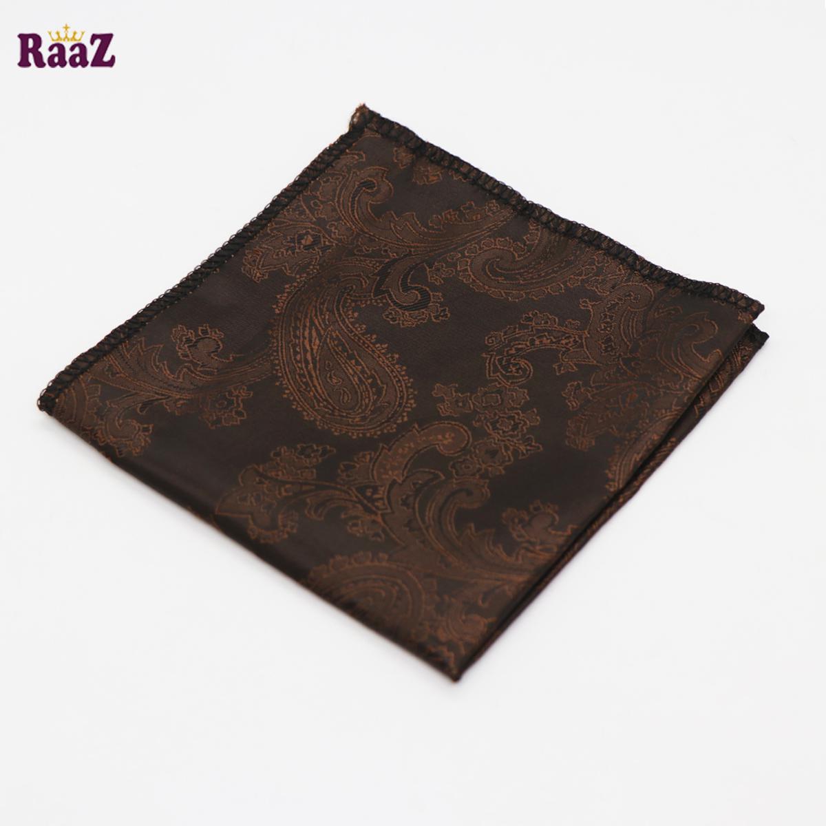 Picture of Men's Luxury Polyester Yarn Handkerchief Paisley Suit Pocket Square