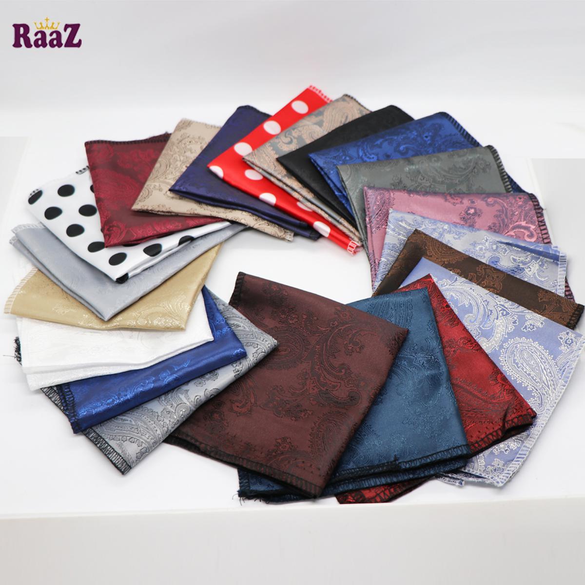 Picture of Men's Luxury Polyester Yarn Handkerchief Paisley Suit Pocket Square