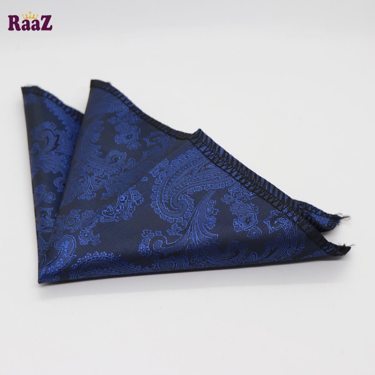 Picture of Men's Luxury Polyester Yarn Handkerchief Paisley Suit Pocket Square