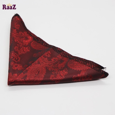 Picture of Men's Luxury Polyester Yarn Handkerchief Paisley Suit Pocket Square