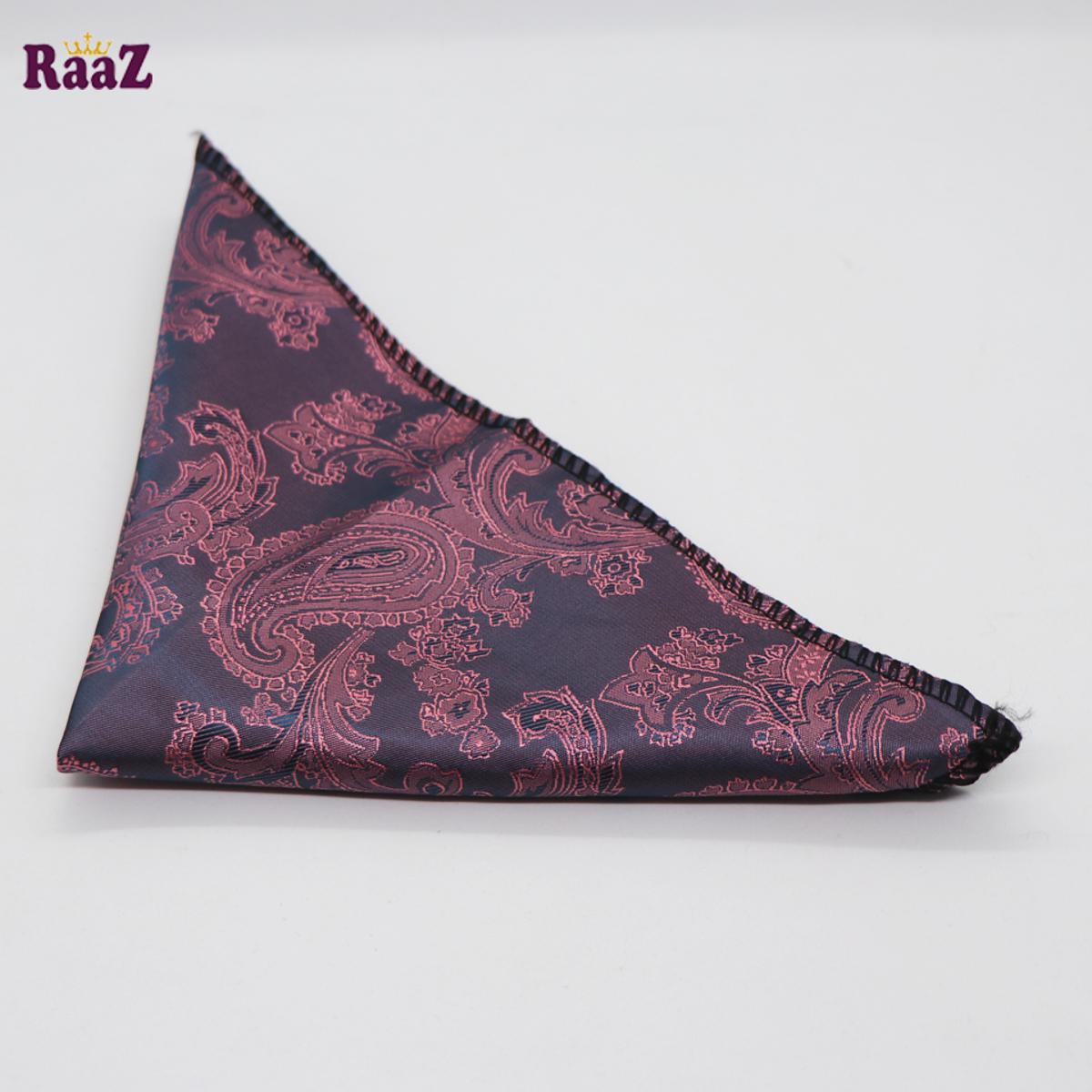 Picture of Men's Luxury Polyester Yarn Handkerchief Paisley Suit Pocket Square