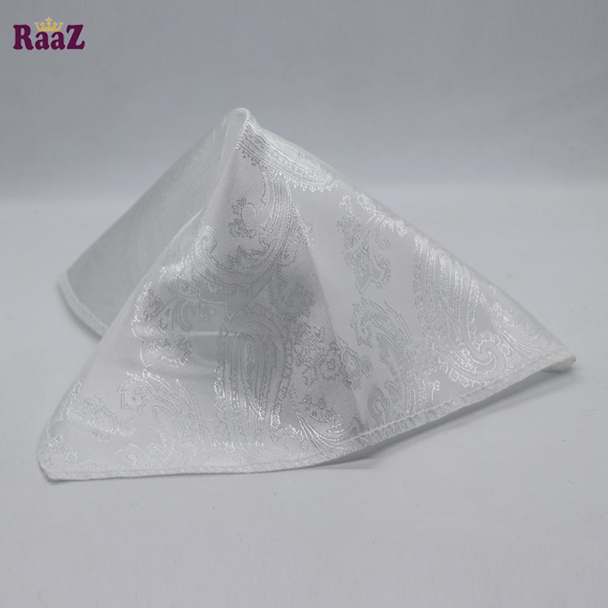 Picture of Men's Luxury Polyester Yarn Handkerchief Paisley Suit Pocket Square