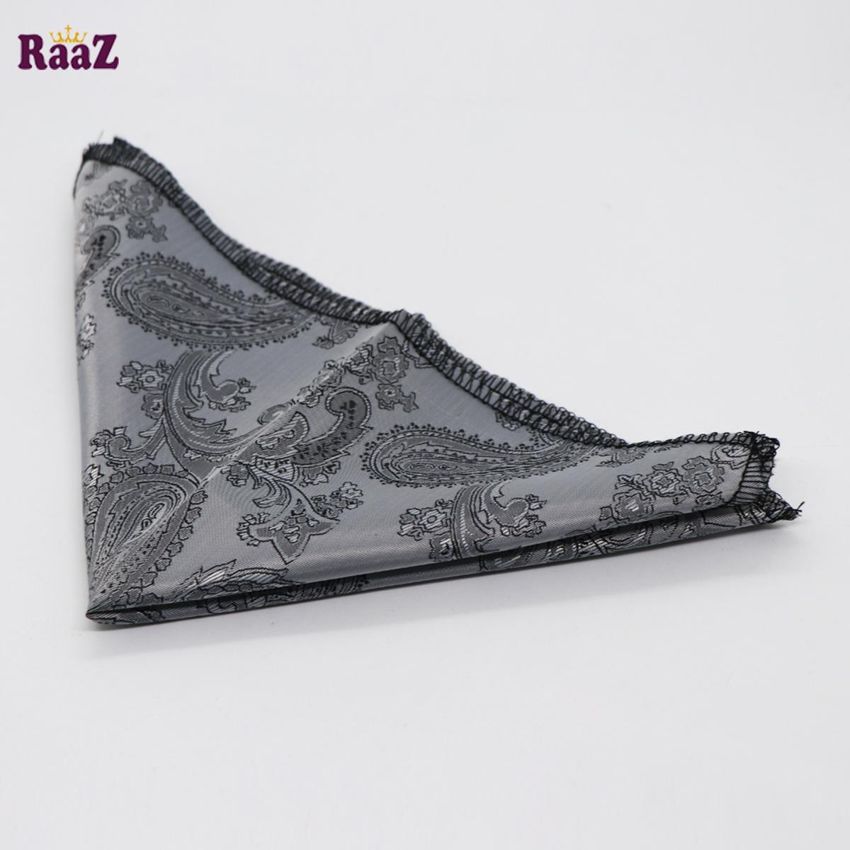Picture of Men's Luxury Polyester Yarn Handkerchief Paisley Suit Pocket Square