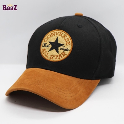 Picture of Black And Brown Velvet Cap For Men