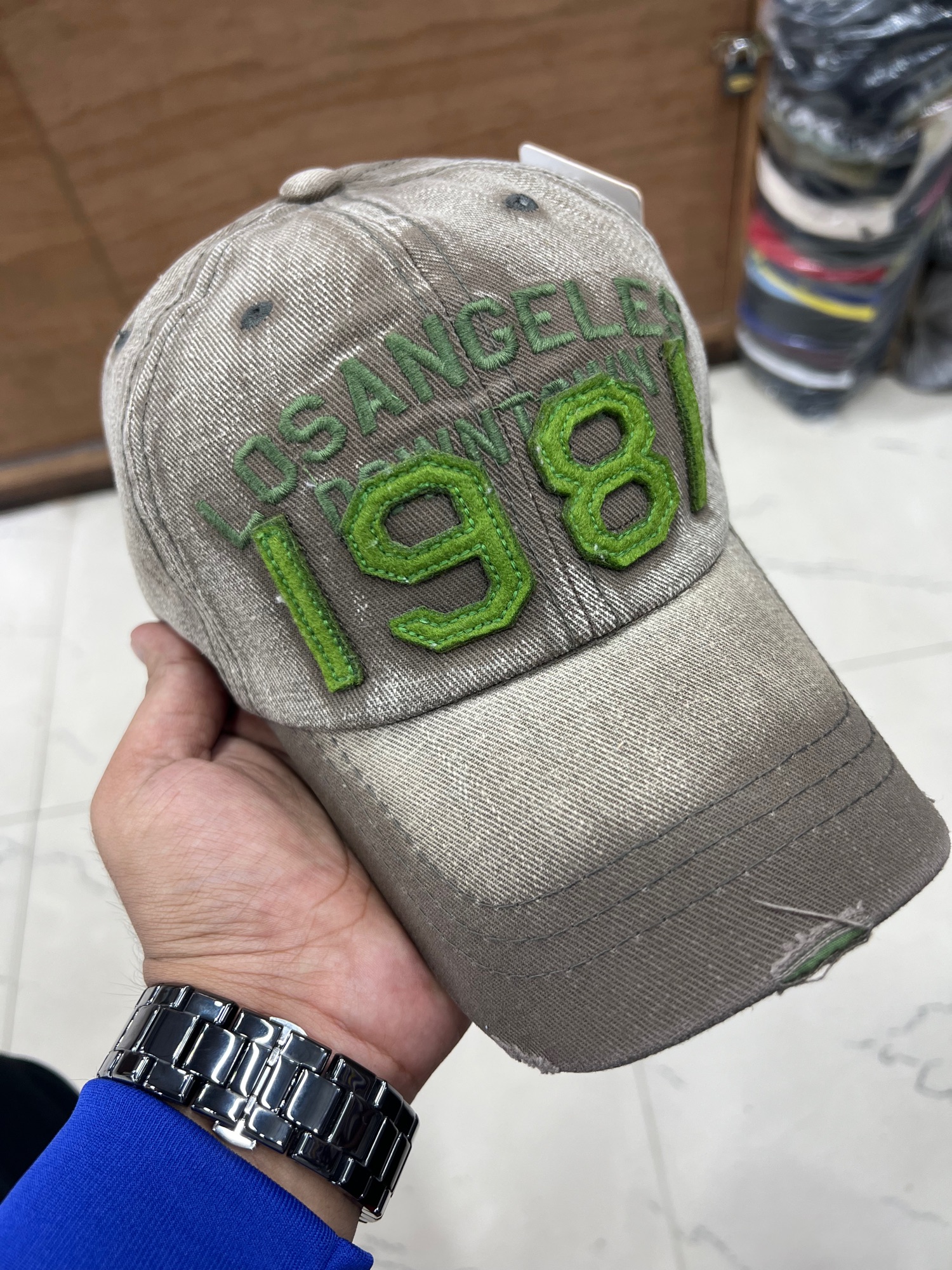 Picture of 1981 Denim China Baseball Cap For Men