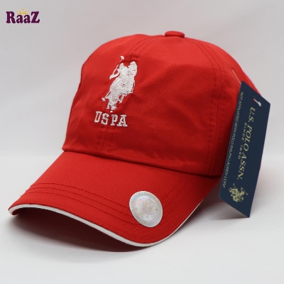 Picture of Kids Red Adjustable Summer Baseball Cap - Cap