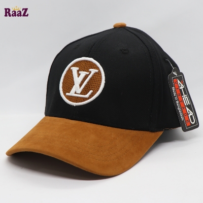 Picture of Black And Brown New Velvet Baseball Cap For Men