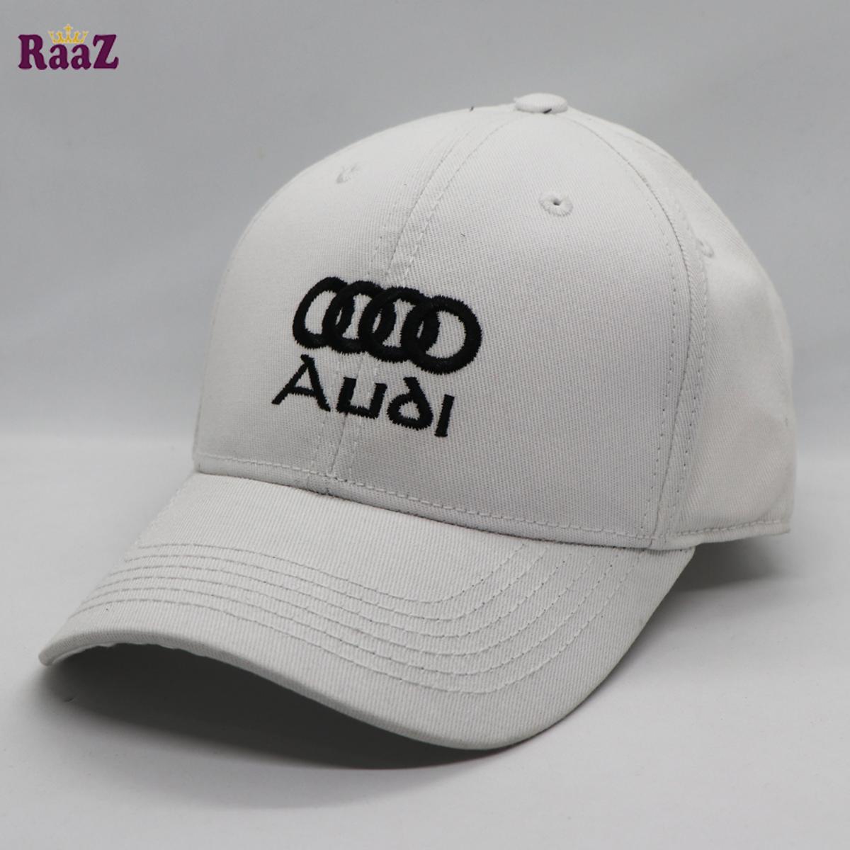 Picture of Premium Quality - Audi Premium Quality Export Fine Cotton Embroidery Logo Curved Visor Baseball Cap For Men And Women - Trend and Need full