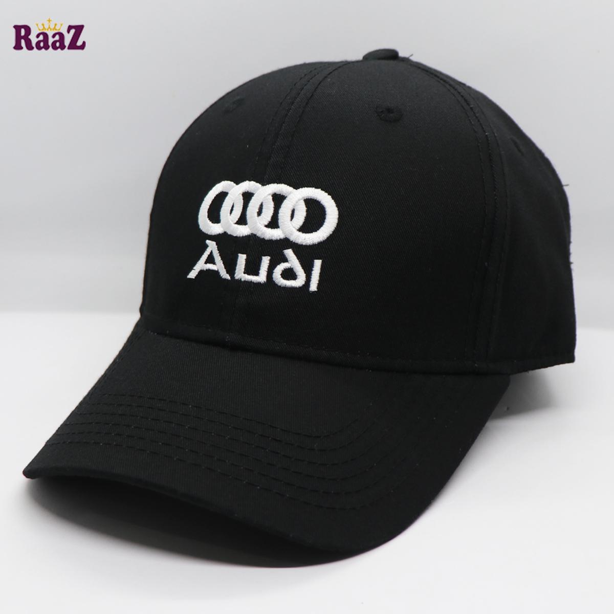 Picture of Audi Embroidery Logo Premium Cotton Curved Visor Cap